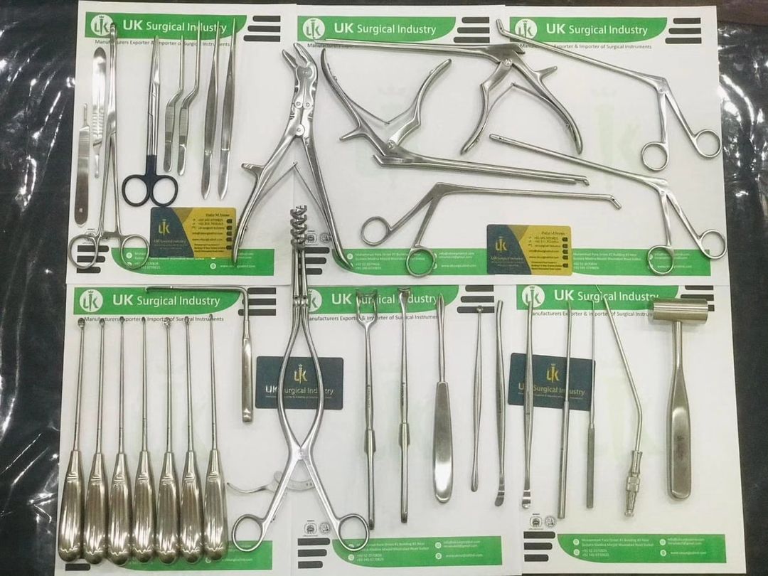 Laminectomy Orthopedic Set (8) Laminectomy Spine Set Orthopedic Instruments Surgery Lumbar Retractor set