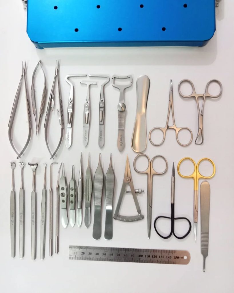 Blepharoplasty Instruments Set | Premium Eyelid Surgery Set | Plastic & Cosmetic Surgical Instruments For Eye Surgery