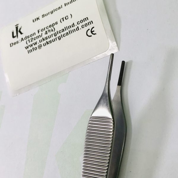 Adson Delicate Dressing Forcep T.C. Smooth