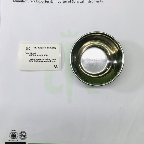 Solution Bowl, Stainless Steel Medical & Surgical Instrument Bowl